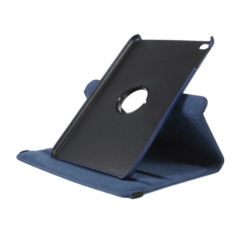 Litchi Texture PU Leather Protection Tablet Case with Stand for iPad mini (2019) 7.9 inch - Dark Blue