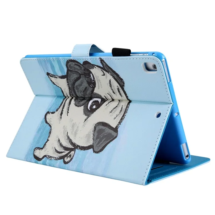 Animal Series Patterned Leather Card Holder Case for iPad 9.7-inch (2018) / 9.7-inch (2017) / Air (2013) / Air 2 - Shar Pei