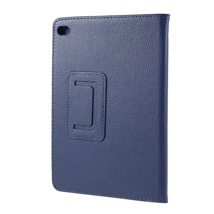 Cubierta de soporte de tableta de cuero para iPad Mini (2019) 7.9 pulgadas / 4 / 3 / 2 / 1 - Azul Oscuro