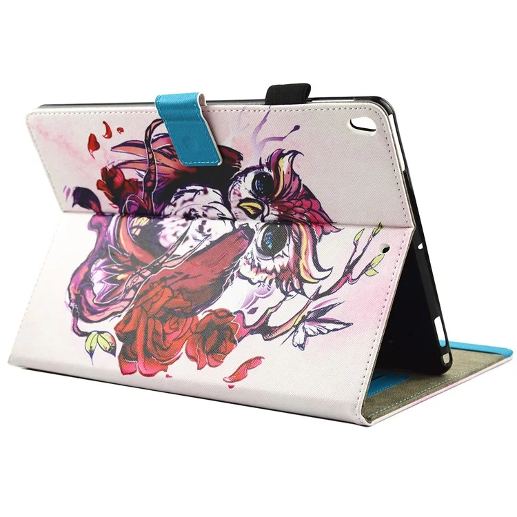 Pattern Printing PU Leather Tablet Case Shell Auto Wake & Sleep for iPad Air 10.5 inch (2019) / Pro 10.5-inch (2017) - Butterflies and Owls
