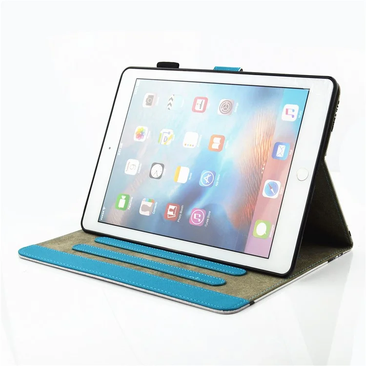 Impresión de Patrones PU Tableta de Cuero Estuche Auto Wake & Sleep Para iPad Air 10.5 Pulgadas (2019) / Pro 10.5 Pulgadas (2017) - Mariposas y Búhos