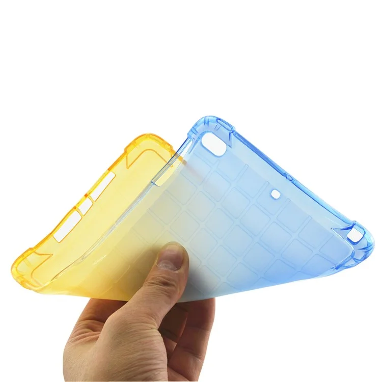 case de cubierta de tableta tpu a prueba de golpes para apple ipad mini (2019) 7.9 pulgadas / mini 4 / 3 / 2 / 1 - azul amarillo