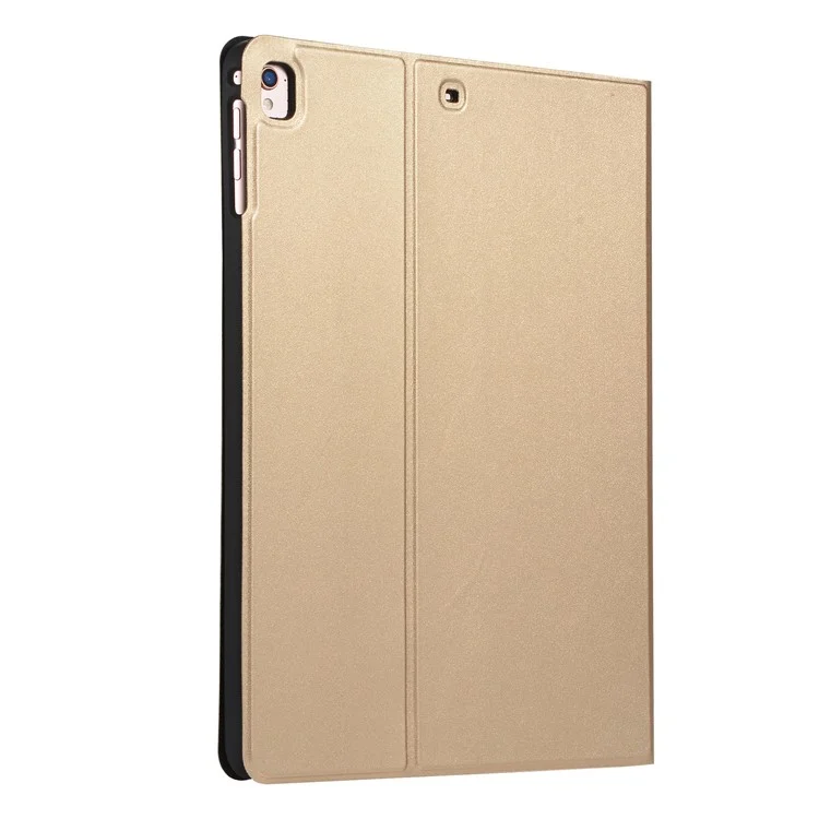 PU Leather Protection Smart Case with Stand for iPad 9.7-inch (2018)/9.7-inch (2017)/Air 2/Air - Gold