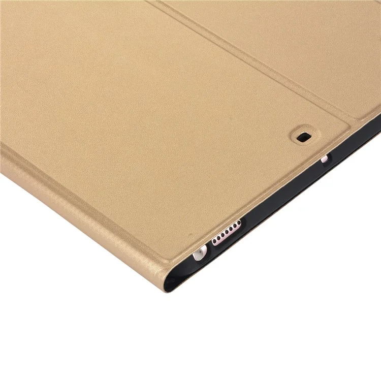 PU Leather Protection Smart Case with Stand for iPad 9.7-inch (2018)/9.7-inch (2017)/Air 2/Air - Gold