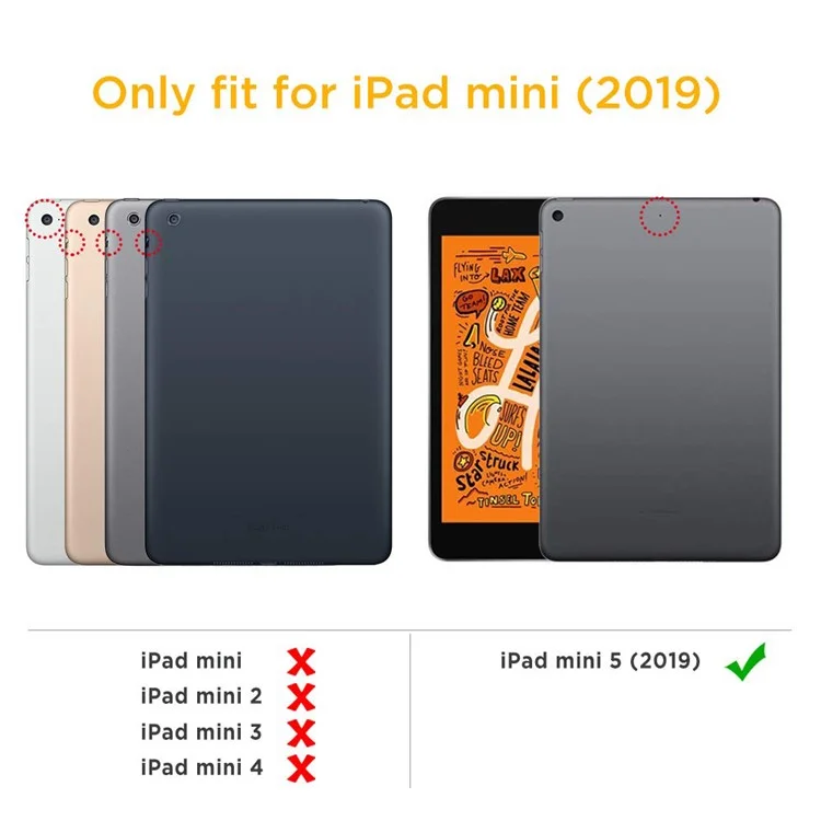 Capa Protetora de TPU Crystal Clear para o iPad mini (2019) de 7,9 polegadas