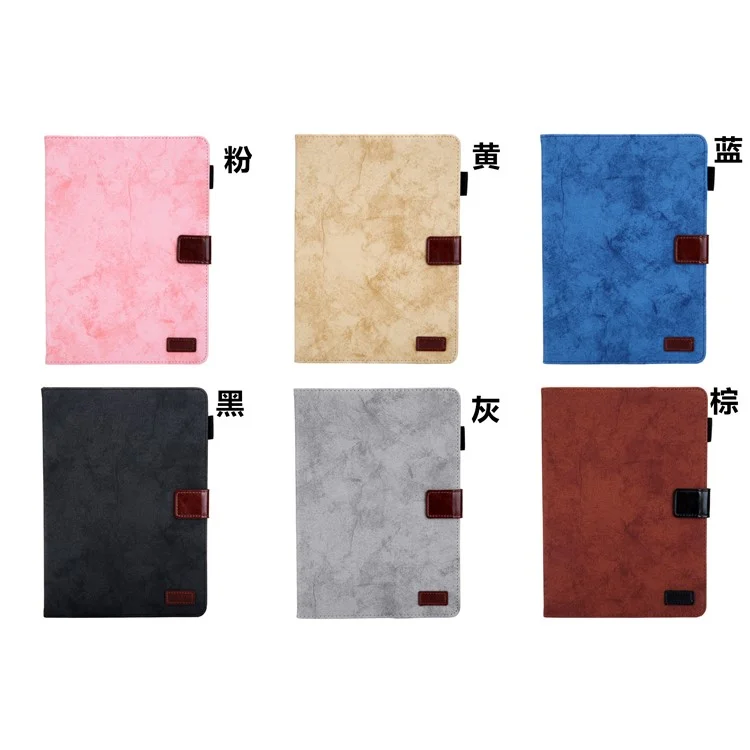 Étui en cuir de style professionnel avec réveil et sommeil automatique et rangement pour cartes pour iPad Air 10,5 pouces (2019) / iPad Pro 10,5 pouces (2017) - Noir
