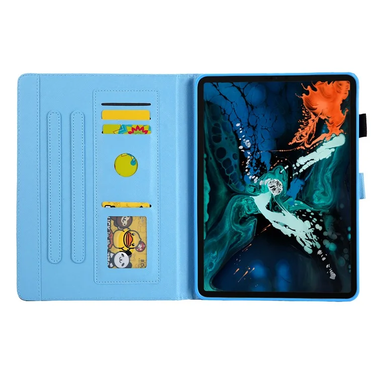 Pattern Printing Stand Flip Leather Tablet Cover for iPad Air 10.5 inch (2019) / Pro 10.5-inch (2017) - Tree and Animal