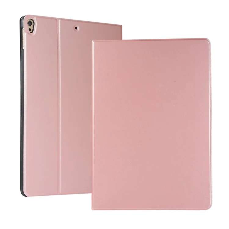 pu cuir protection smart basing avec support pour ipad air 10,5 pouces (2019) / ipad 10.2 (2021) / (2020) / (2019) - rose