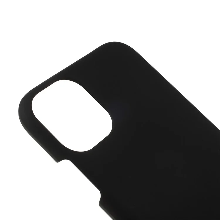 Coperchio Per Telefono Duro in Plastica Gommata Per Iphone 11 6,1 Pollici (2019) - Nero