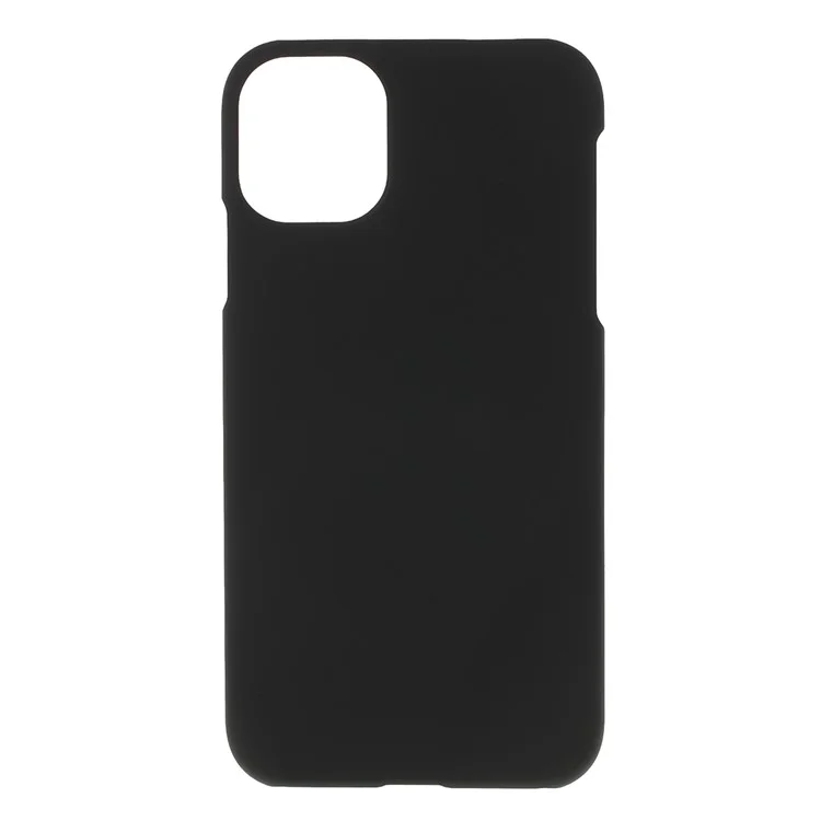 Rubberized Hard Plastic Phone Protector Cover for iPhone 11 Pro Max 6.5 inch (2019) - Black