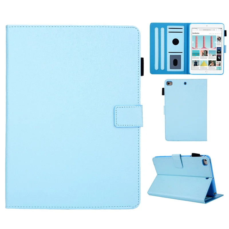 Leather Case with Card Storage for iPad mini (2019) 7.9 inch / 4 / 3 / 2 / 1 - Baby Blue