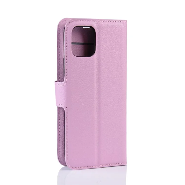 Litchi Skin Wallet Leather Stand Case for iPhone 11 Pro 5.8 inch (2019) - Pink