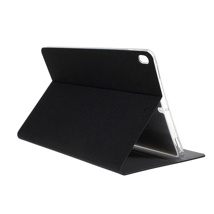Textura de Tela JFPTC Case de Tableta de Cuero Inteligente Para Ipad Air 10.5 Pulgadas (2019) - Negro