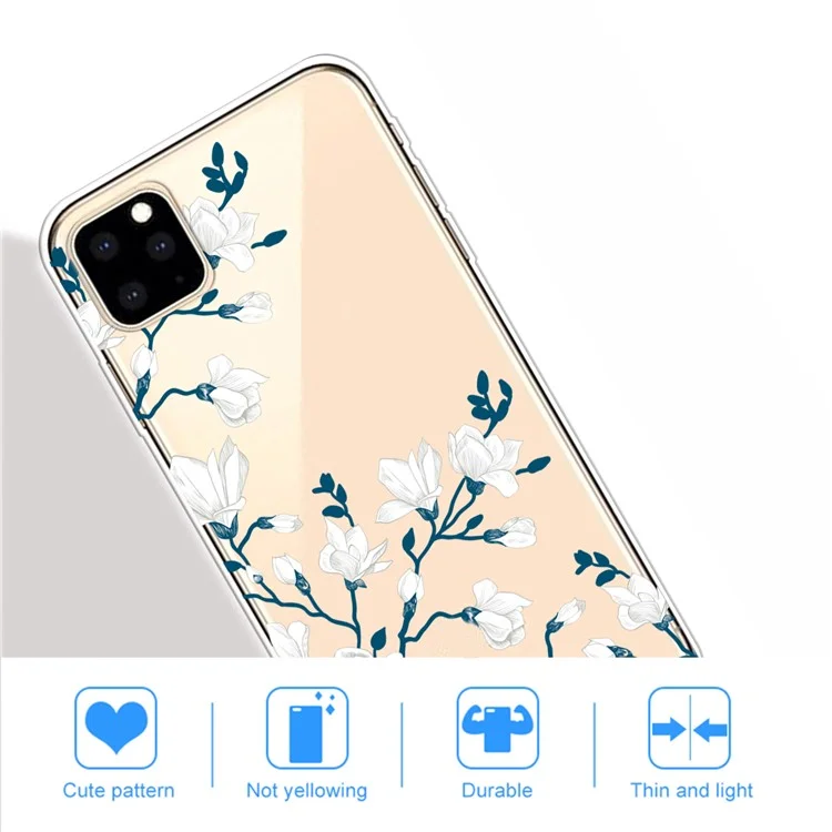 Pattern Printing IMD TPU Cover Case for iPhone 11 Pro 5.8-inch (2019) - Flowers