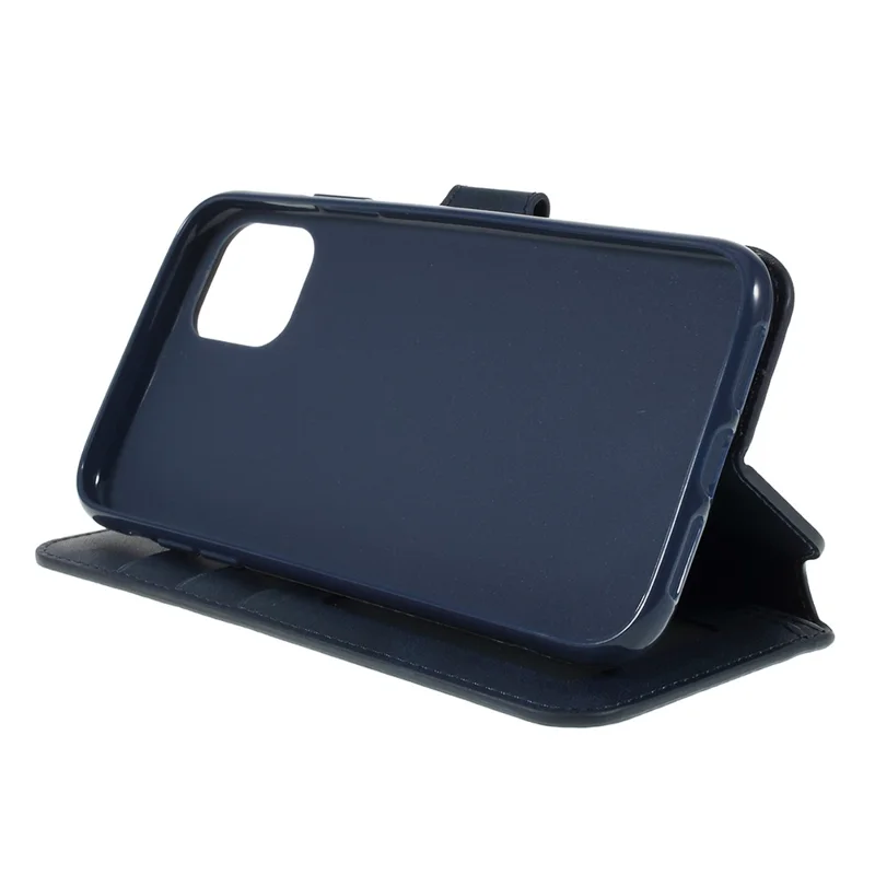AZNS Leather Stand Case with Card Slots for iPhone 11 6.1 inch (2019) - Blue