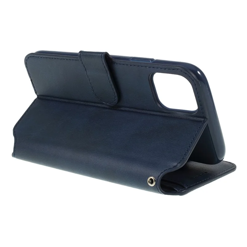 AZNS Leather Stand Case with Card Slots for iPhone 11 6.1 inch (2019) - Blue