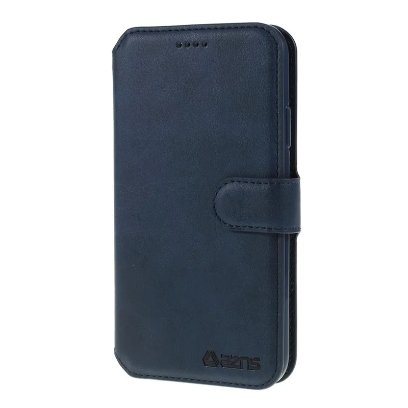 AZNS Leather Stand Case with Card Slots for iPhone 11 6.1 inch (2019) - Blue