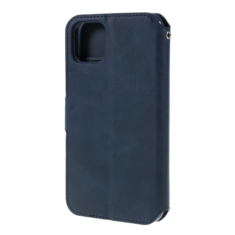 AZNS Leather Stand Case with Card Slots for iPhone 11 6.1 inch (2019) - Blue