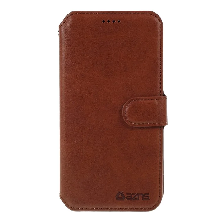 AZNS Custodia in Pelle con Slot per Carta per iPhone 11 6.1 pollici (2019) - Marrone