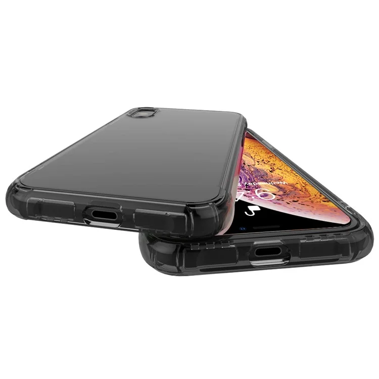 Leeu Design Air Pushion Schockdes TPU -gehäuse Mit Sprachumwandlungsbuchse Für Iphone X/XS 5,8 Zoll - Schwarz