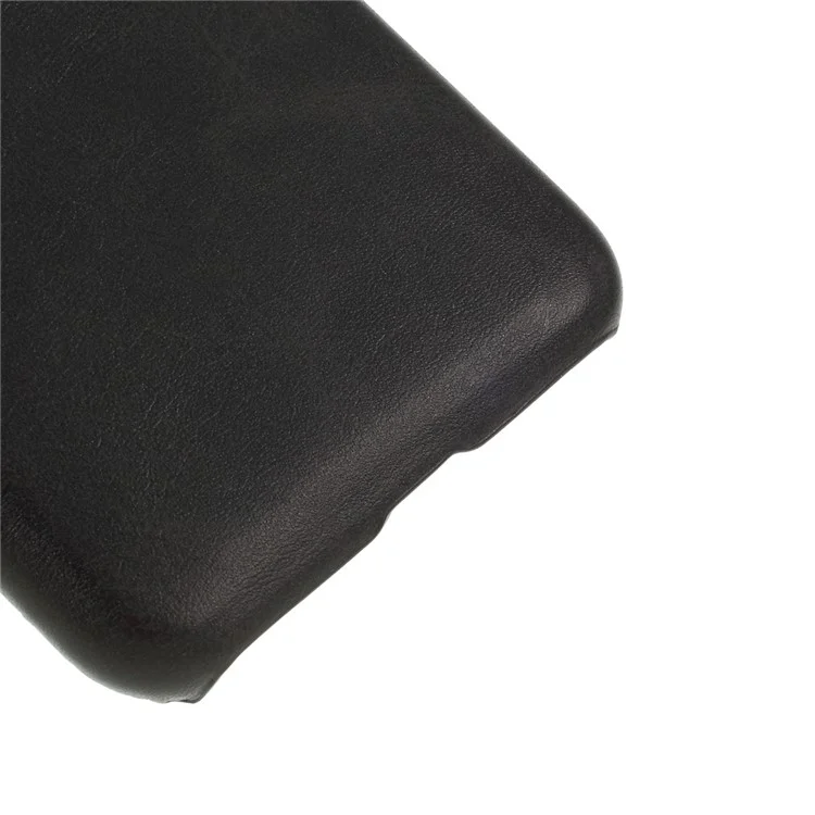 Schets Double Sostes PU Couverture de Courtume PC Couverture PC Pour Iphone 11 6,1 Pouces (2019) - le Noir