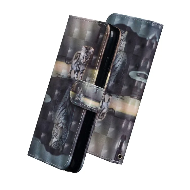 Shelt Per Cellulare in Pelle Per Decorazioni a Motivi Leggeri Per Iphone 11 6,1 Pollici (2019) (2019) - Gatto