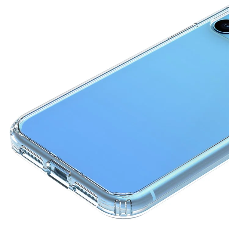 Clear Phone Case for iPhone 11 6.1-inch, Anti-scratch Acrylic + TPU Shockproof High Impact Protective Cover