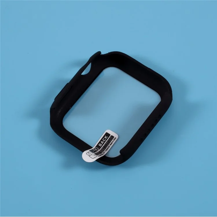 PC Case Cover with Screen Film for Apple Watch Series 3/Series 2/Series 1 38mm - Black