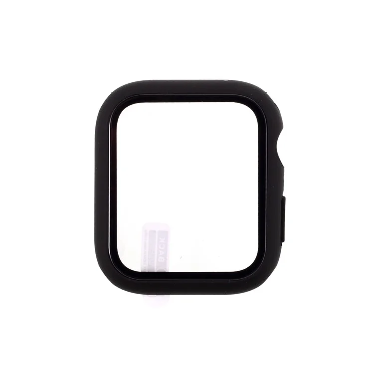 PC Case Cover with Screen Film for Apple Watch Series 3/Series 2/Series 1 38mm - Black