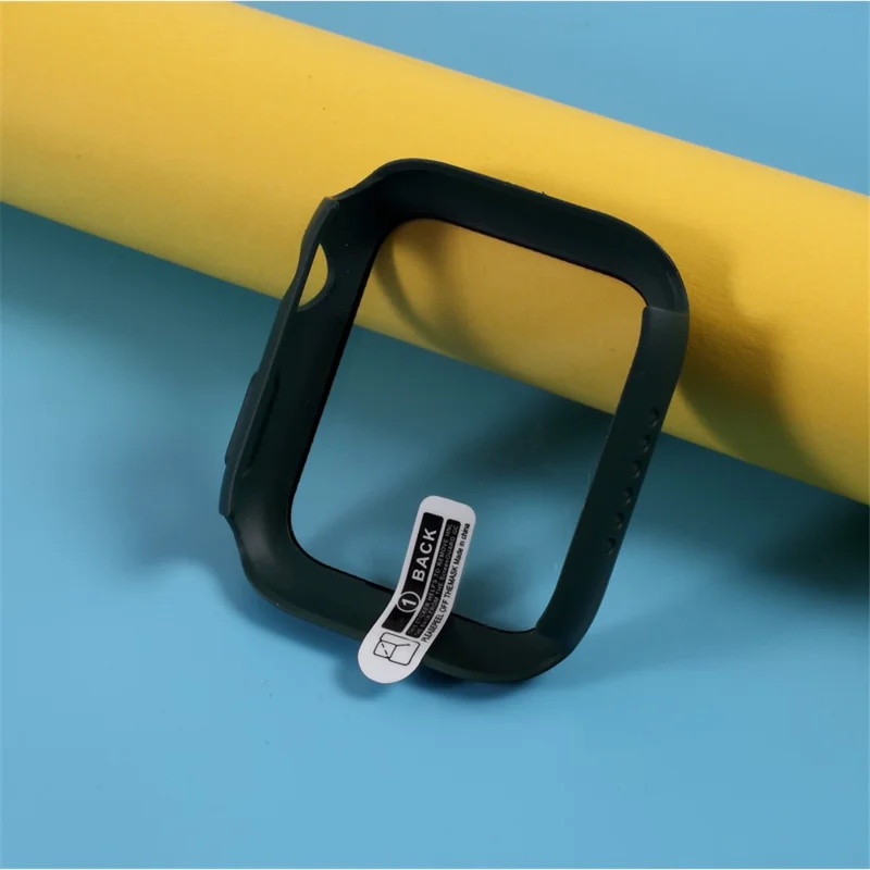 PC Case Cover with Screen Film for Apple Watch Series 3/Series 2/Series 1 38mm - Blackish Green