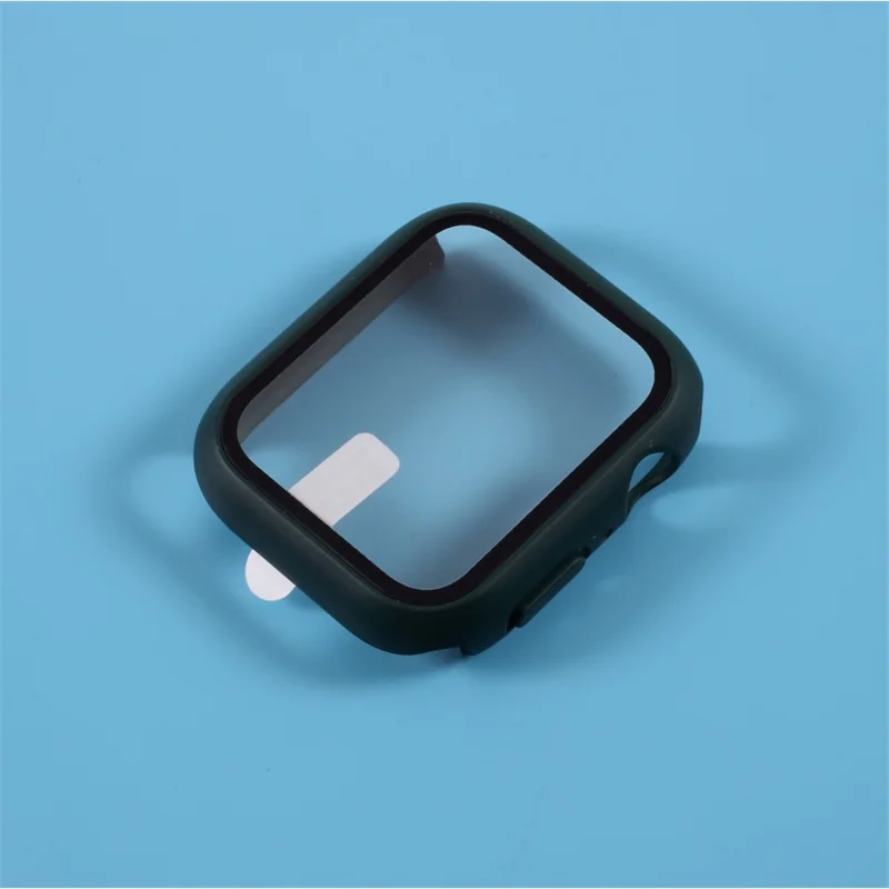 PC Case Cover with Screen Film for Apple Watch Series 3/Series 2/Series 1 38mm - Blackish Green