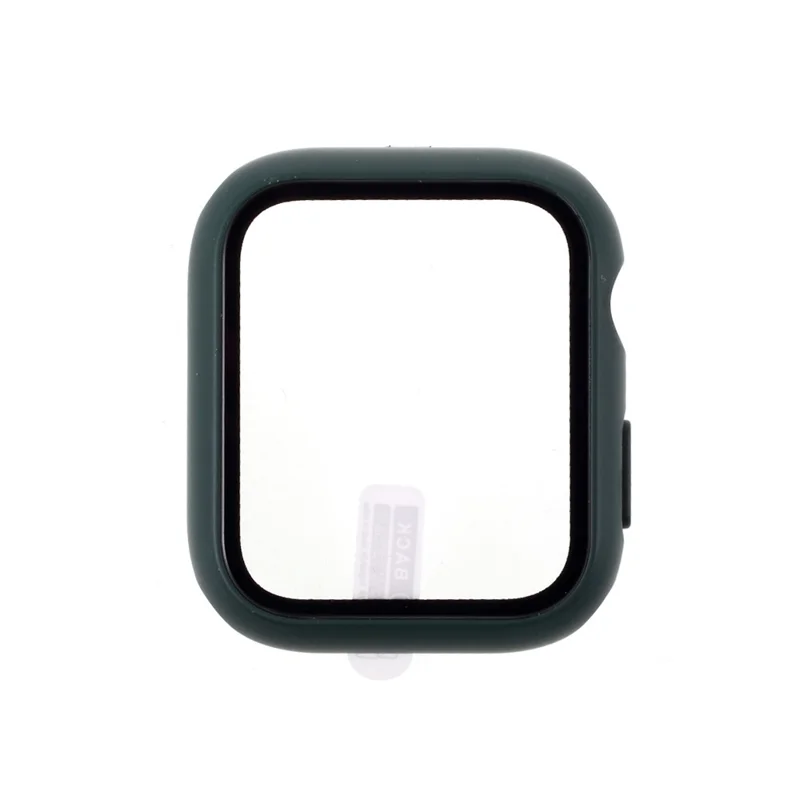 PC Case Cover with Screen Film for Apple Watch Series 3/Series 2/Series 1 38mm - Blackish Green