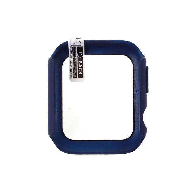 Anti-scratch Hard PC Cover with Screen Film for Apple Watch Series SE3 / SE2 / SE1 /  6 / 5 / 4 40mm - Dark Blue