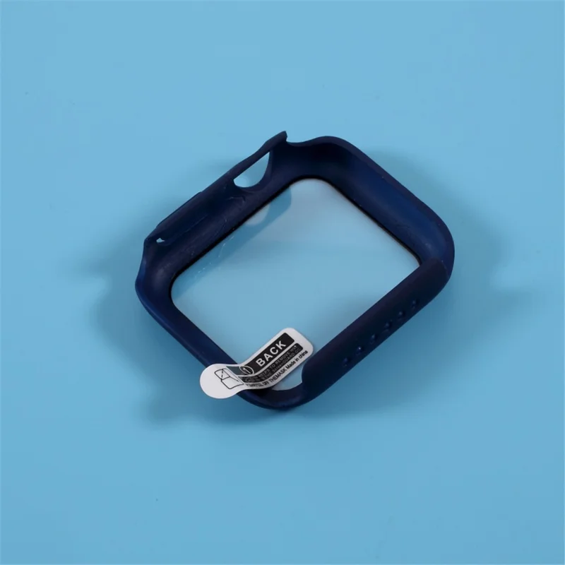 Anti-scratch Hard PC Cover with Screen Film for Apple Watch Series SE3 / SE2 / SE1 /  6 / 5 / 4 40mm - Dark Blue