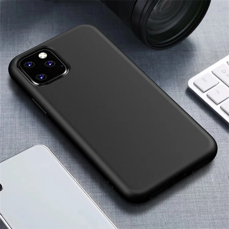 Pour Iphone 11 Pro Max 6,5 Pouces (2019) Étui de Téléphone Biodégradable de la Série Starry Sky - le Noir