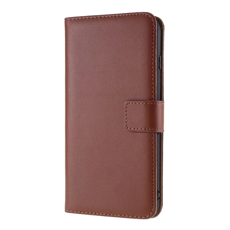 Multiple Colors Genuine Leather Wallet Stand Phone Cover Shell Cell Phone Accessories for iPhone 7 Plus / 8 Plus - Coffee