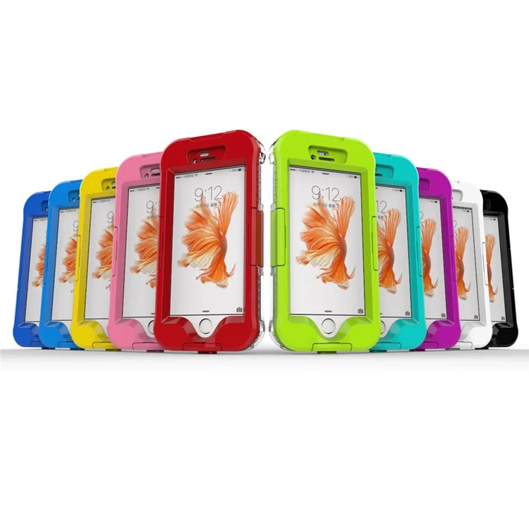 10M Waterproof Case Cover Dirt/Dust/Snow Proof for iPhone 6s 6 (4.7) - Black