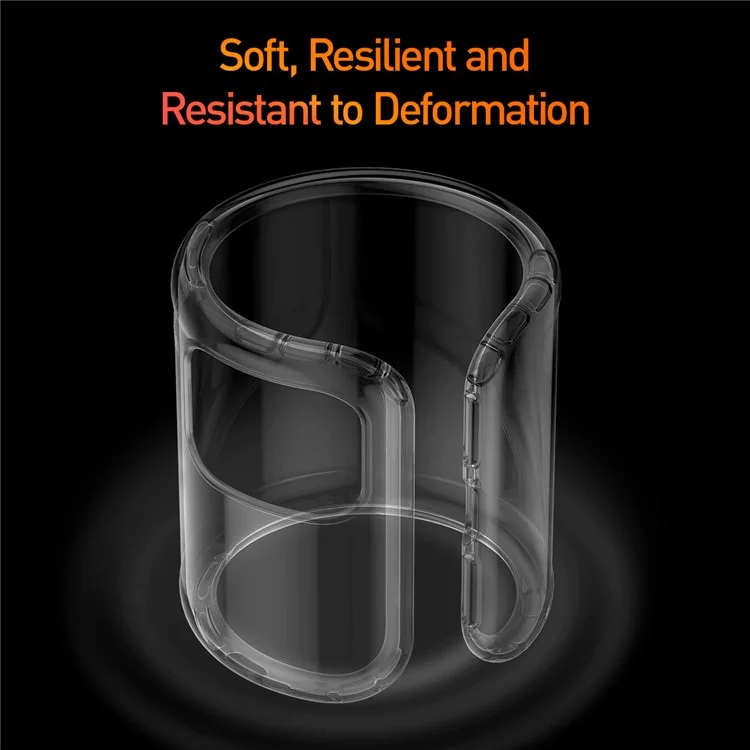 BASEUS Drop-resistant TPU Phone Case Cover for iPhone 11 Pro Max 6.5-inch (2019) - Transparent Black