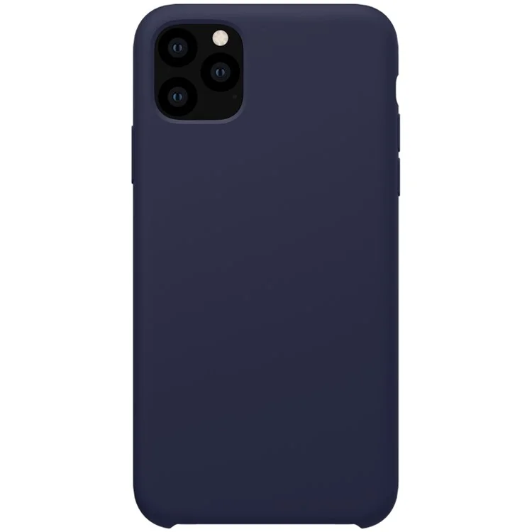 NILLKIN Flex Pure Series Liquid Silicone Case for iPhone 11 Pro 5.8 inch (2019) - Dark Blue