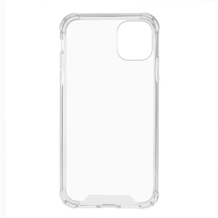 Drop-Proof Acrylic + TPU Hybrid Phone Case Cover for iPhone 11 Pro Max 6.5 inch - White