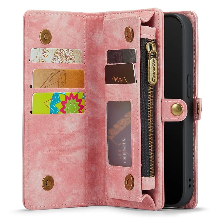 Caseme For Iphone 11 Pro Max 6,5 Дюйма (2019) 008 Серия Съемный 2-в-1 - Розовый