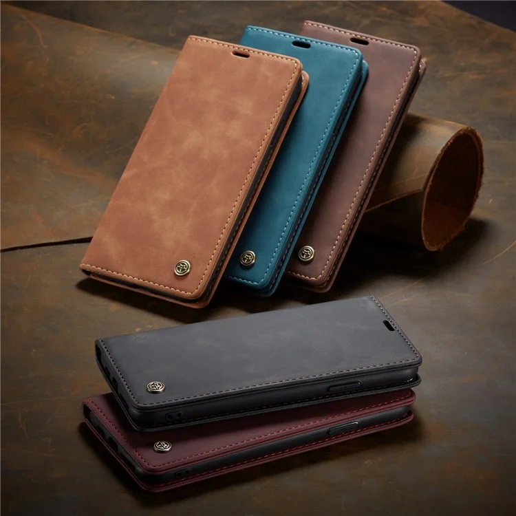 CASEME 013 Series Auto-absorbed Leather Wallet Case for iPhone 11 Pro 5.8-inch (2019) - Black