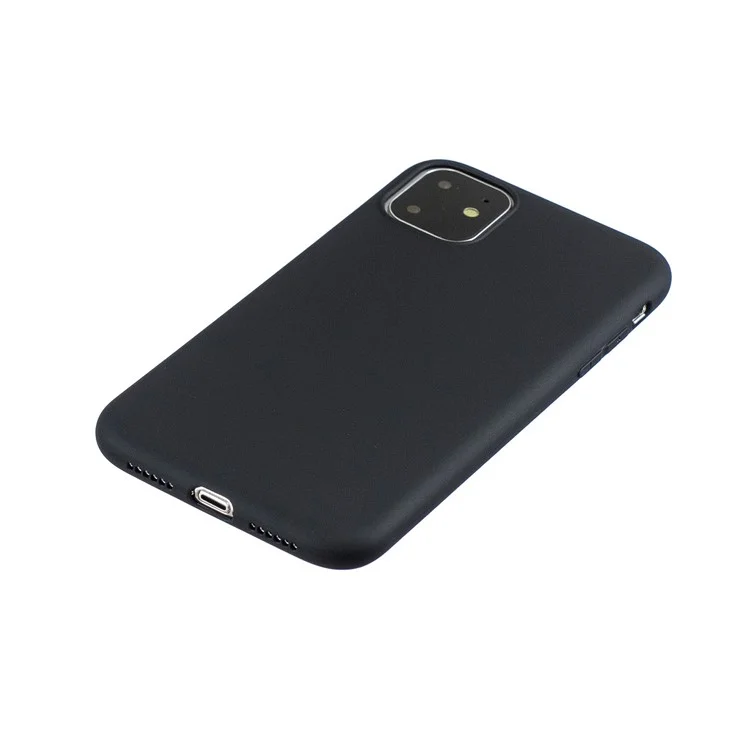 Solid Color Candy TPU Phone Case for iPhone 11 Pro Max 6.5 inch (2019) - Black
