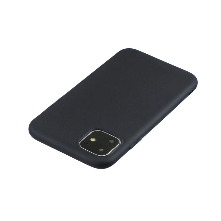 Solid Color Candy TPU Phone Case for iPhone 11 Pro Max 6.5 inch (2019) - Black