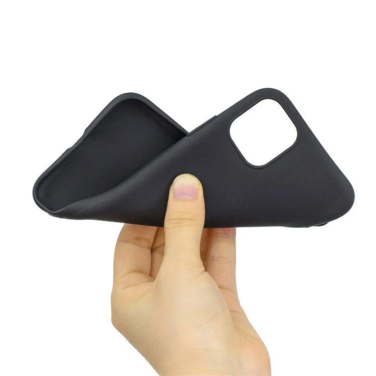 Solid Color Candy TPU Phone Case for iPhone 11 Pro Max 6.5 inch (2019) - Black