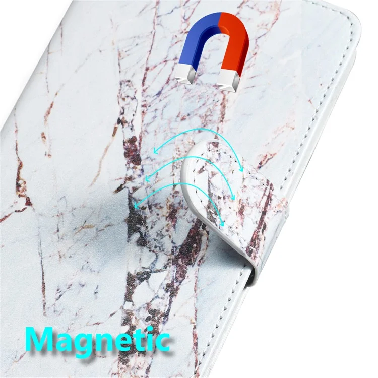 Printing Leather Case for iPhone 11 Pro 5.8 inch (2019) - Marbling