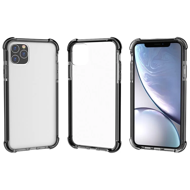 Cubierta Telefónica Resistente a la Caída de la Espalda Acrílica Para Iphone 11 Pro 5.8 Pulgadas (2019) - Negro