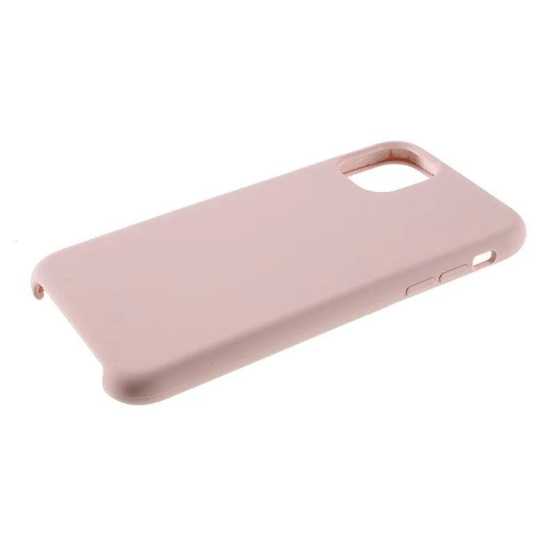 For iPhone 11 Pro Max 6.5 inch (2019) Solid Silicone Cell Mobile Phone Cover - Pink