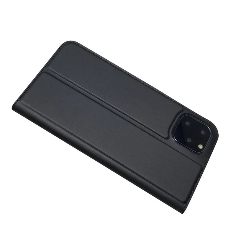 Magnetic Adsorption Leather with Card Slot Case for iPhone 11 Pro 5.8 inch - Black