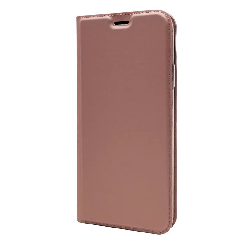 Magnetic Adsorption Leather with Card Slot Case for iPhone 11 Pro 5.8 inch - Rose Gold
